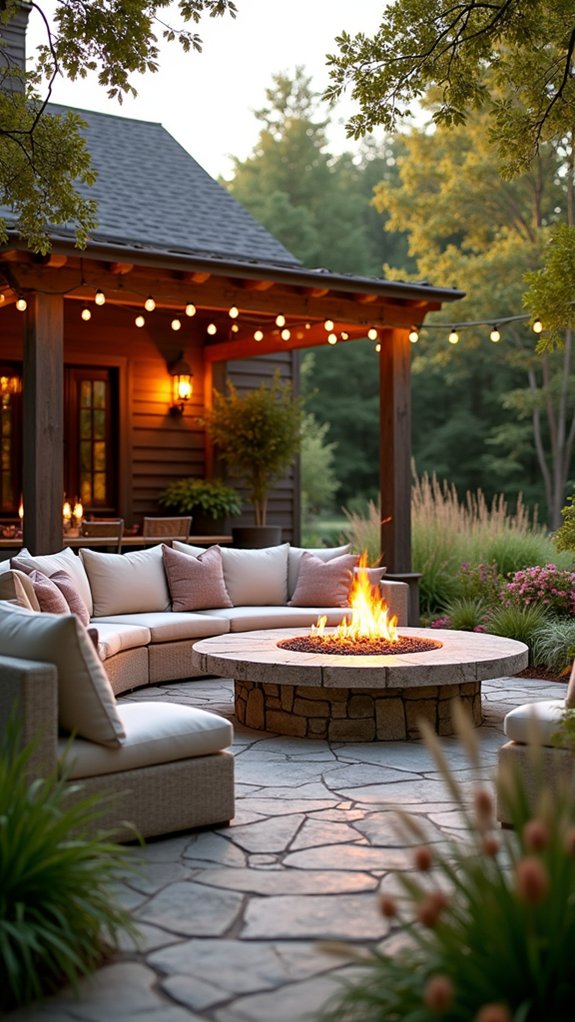 cozy fire pit gatherings