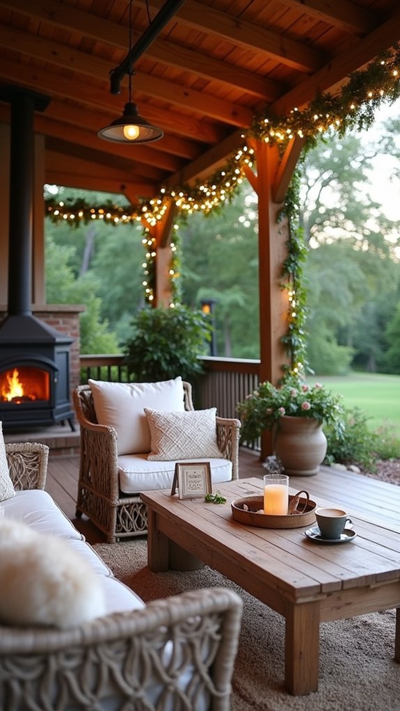 cozy gatherings around fireplace