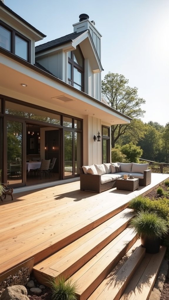 cozy modern porch retreat