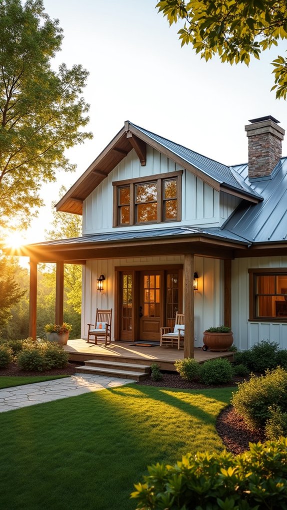 cozy modern rustic blend