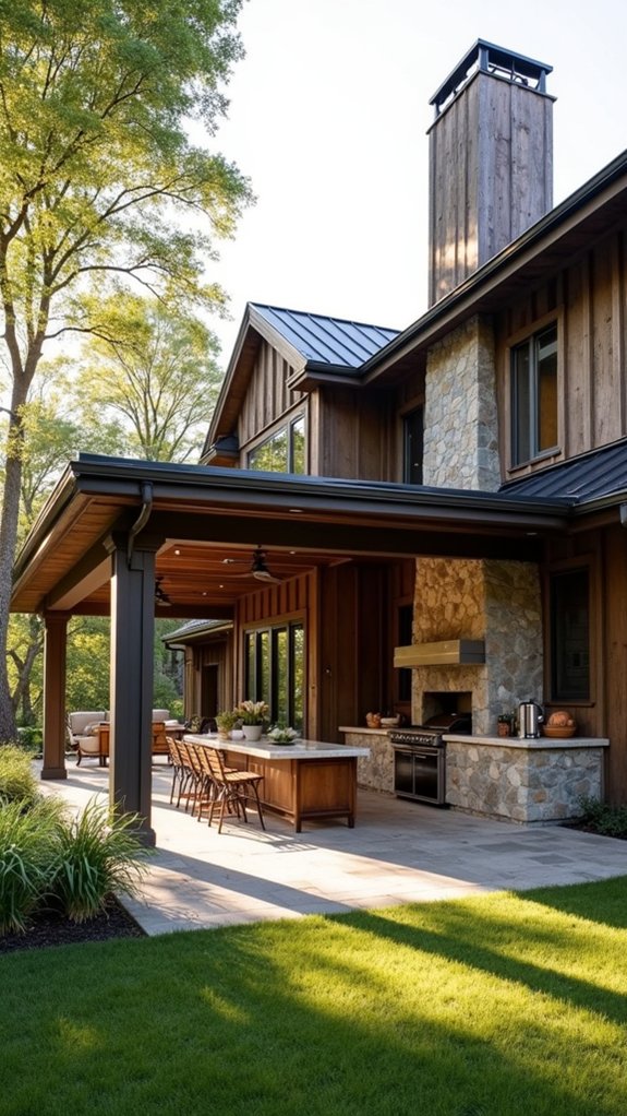 cozy outdoor living space