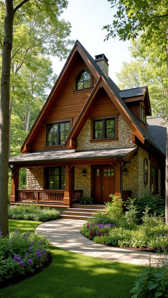 cozy rustic a frame design