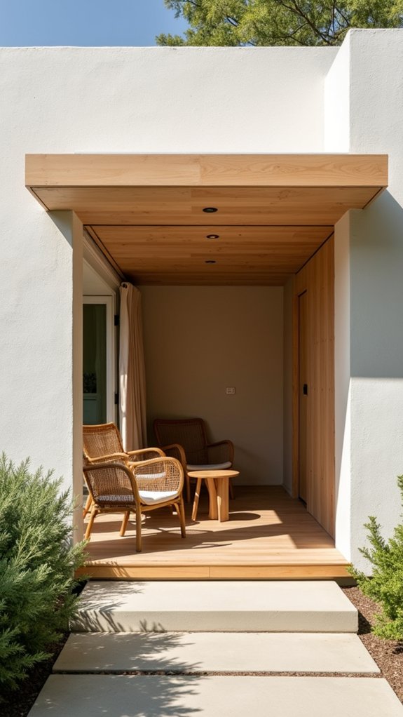 cozy seating and lighting