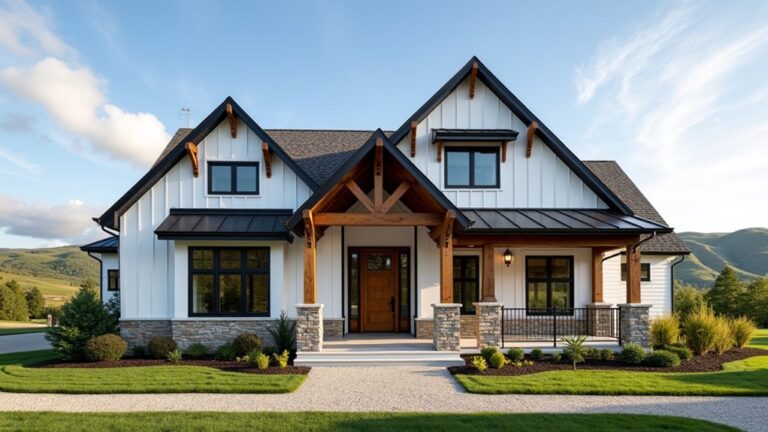 dark wood farmhouse exteriors