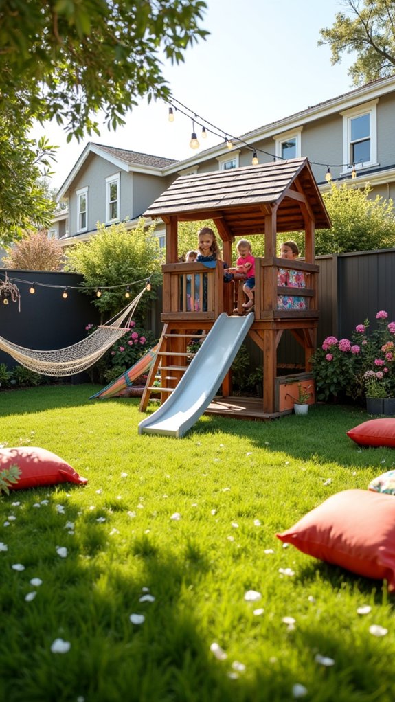 dedicated outdoor play area