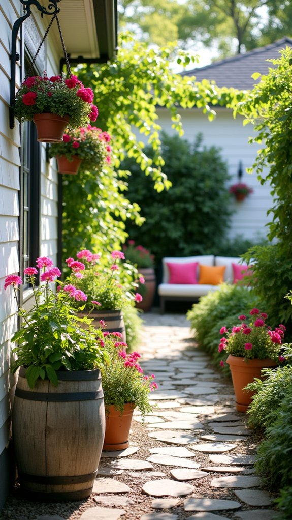 dynamic planter material combinations