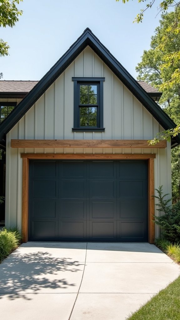 dynamic two tone garage doors
