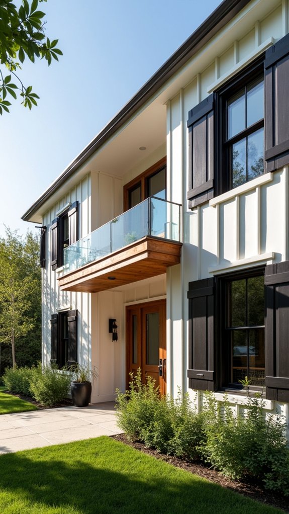elegant contrast and functionality