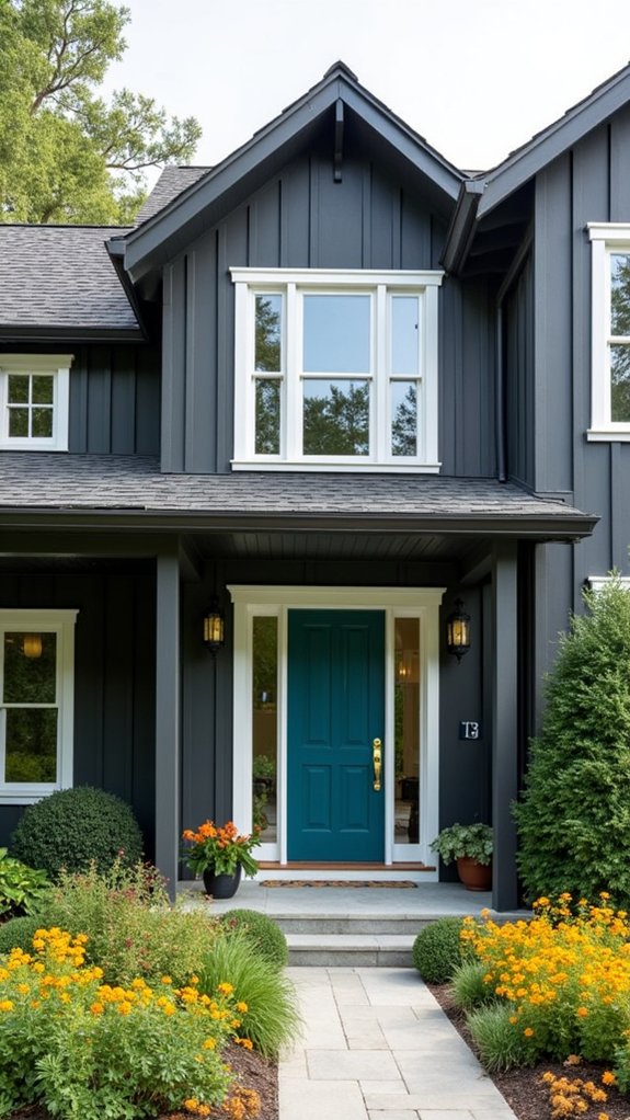 elegant contrast for farmhouse