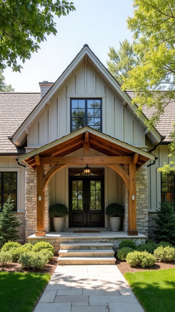 elegant greige and stone