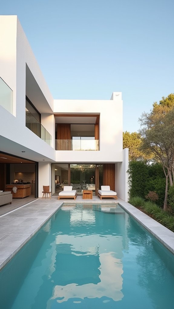 elegant home with pool