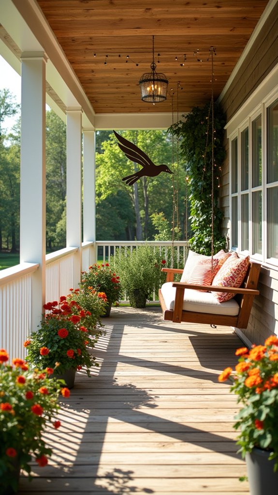 elevate porch with artwork