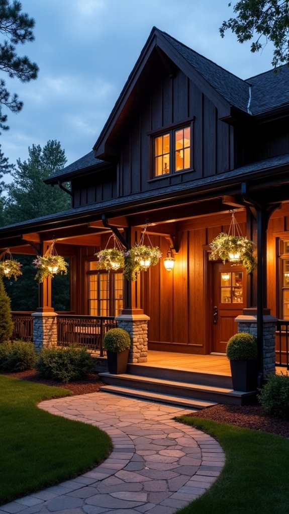 enchanting outdoor warm lighting