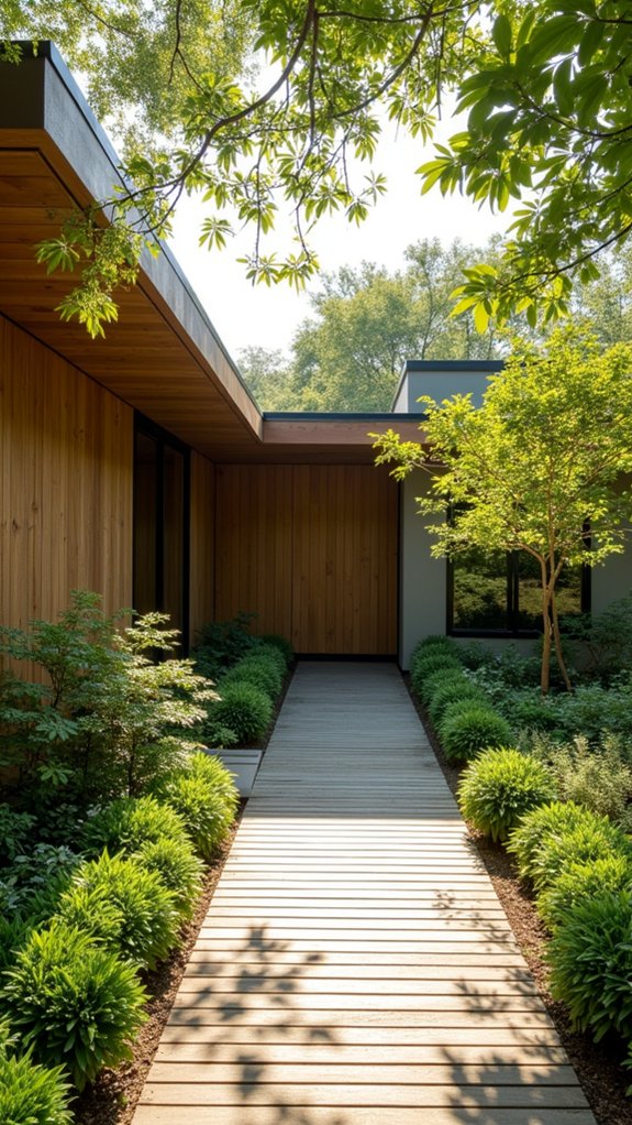 enhancing beauty with greenery