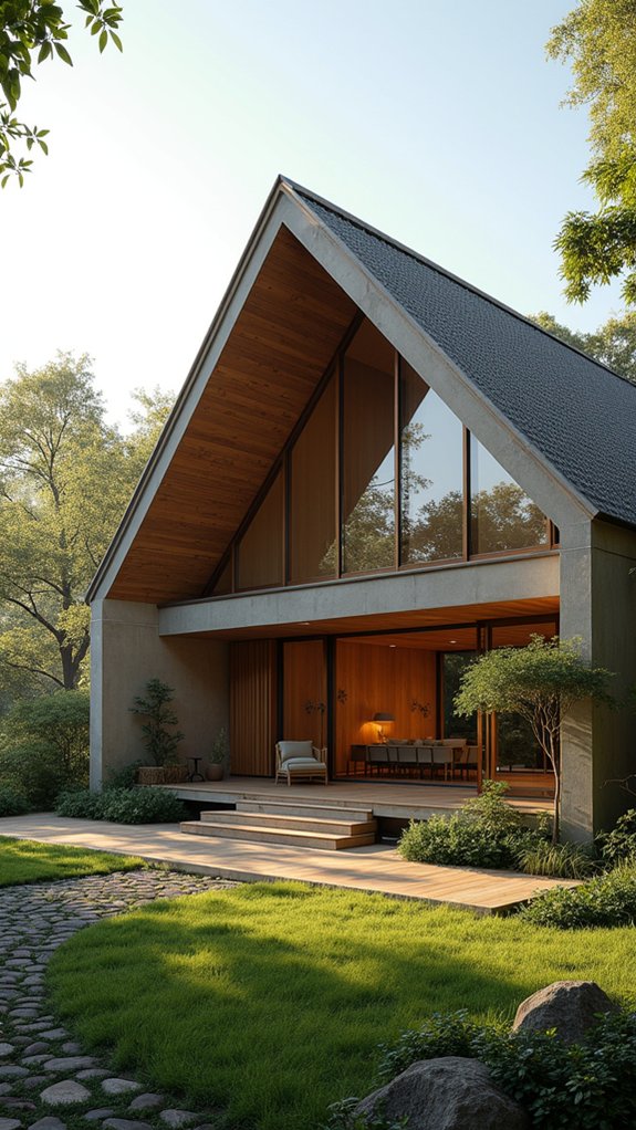 expansive windows enhance brightness