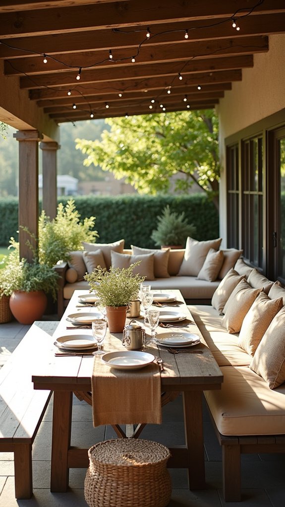 farmhouse patio accessories ideas