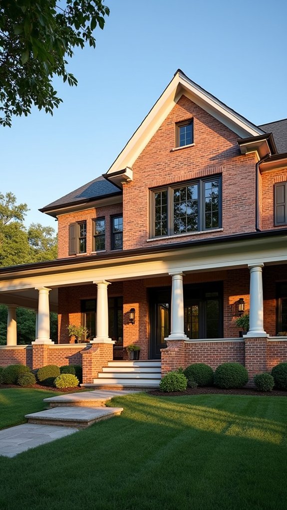grand brick porch charm