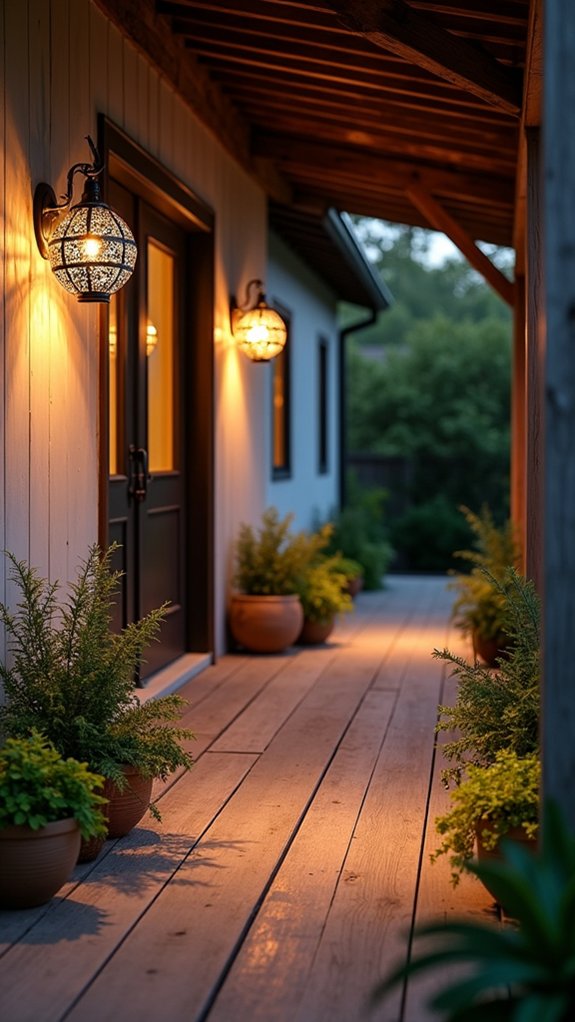 handcrafted colorful ceramic lights