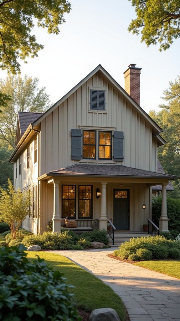 harmonious farmhouse color combination