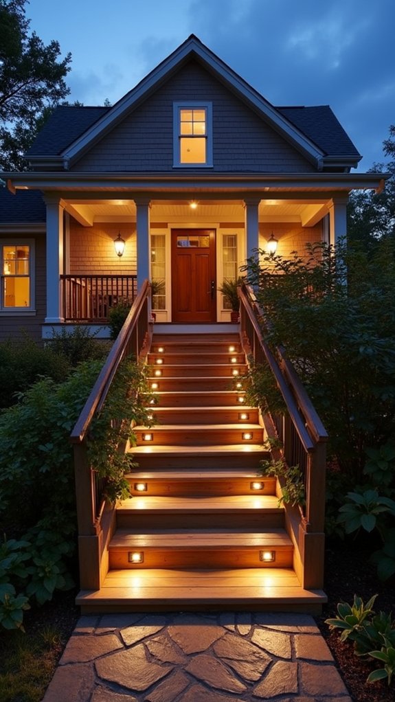 illuminated pathways for safety