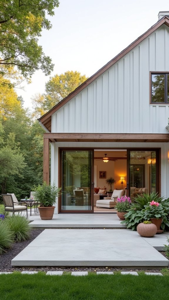 indoor outdoor family living