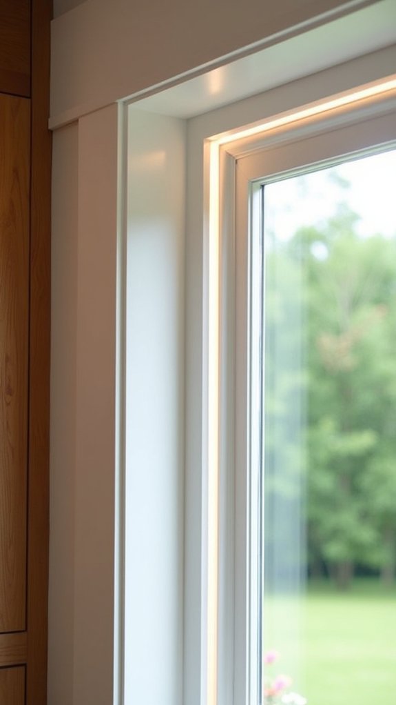 integrated lighting for trim