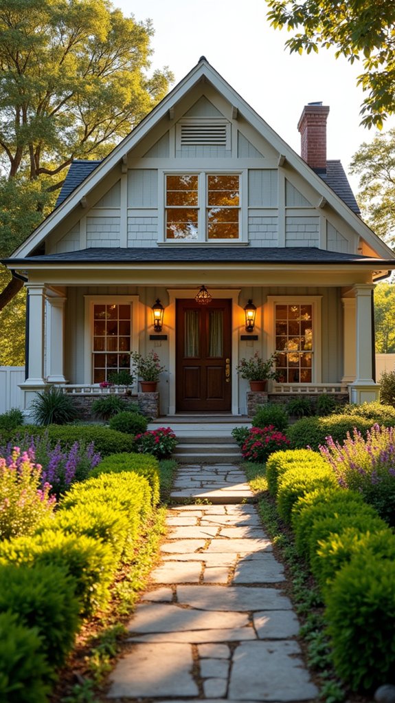 inviting gardens with pathways
