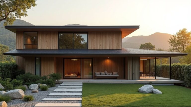 japandi minimalist farmhouse exteriors