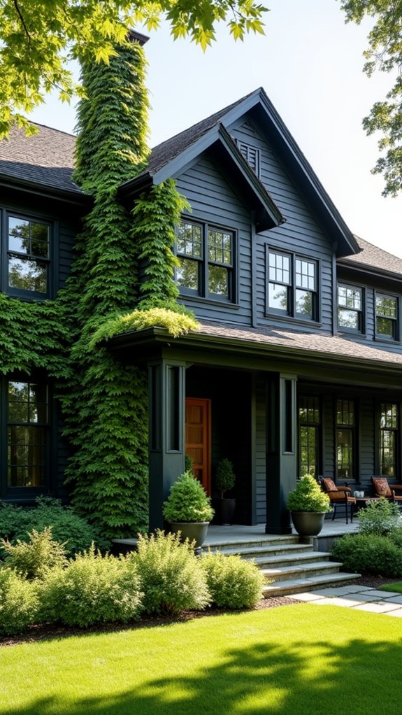 lush greenery enhances charm