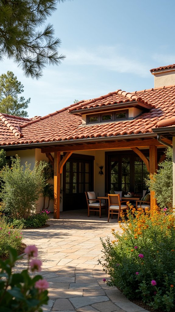 mediterranean tile roof elegance