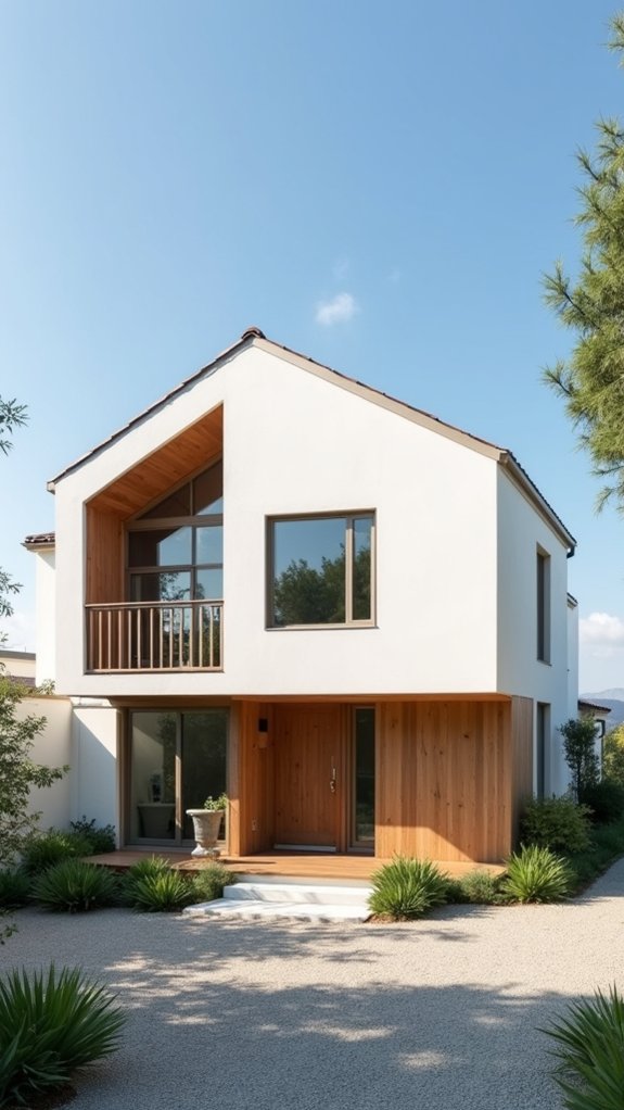 minimalist rooflines enhance aesthetics