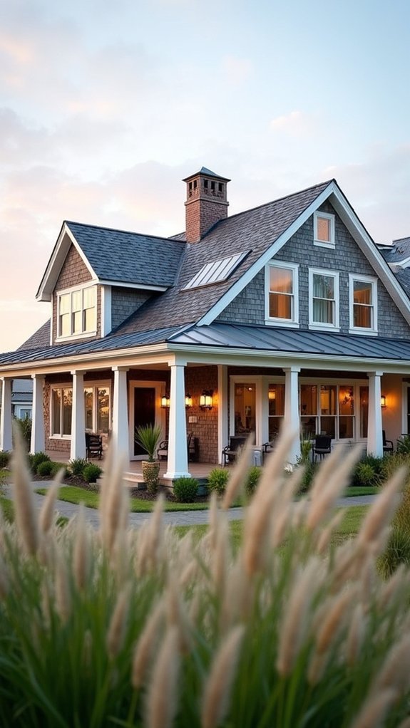 mixed materials enhance exteriors