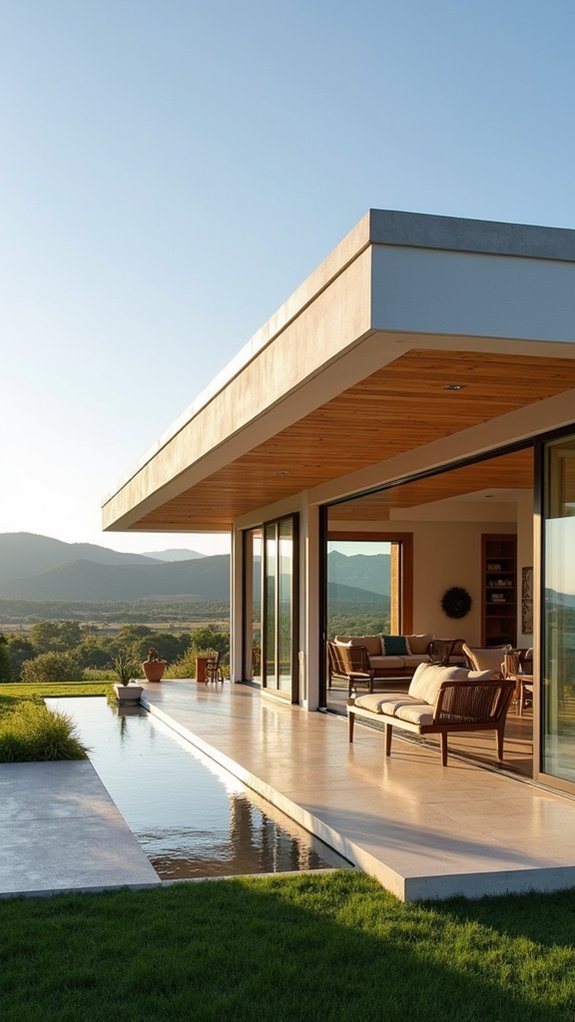 modern charm with shelter