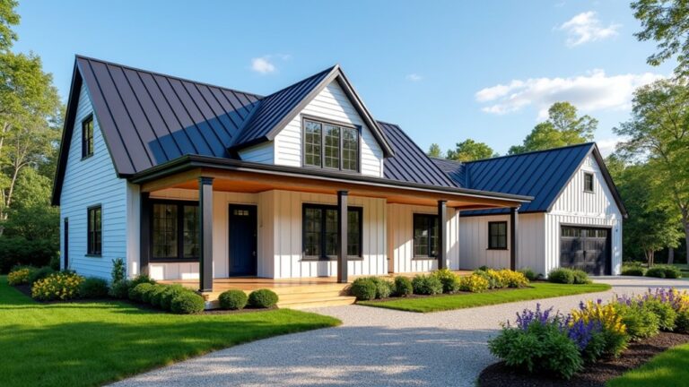 modern farmhouse color contrasts