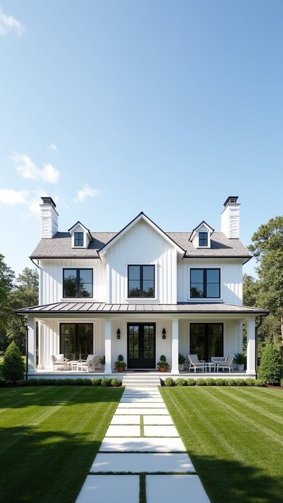 modern farmhouse with charm