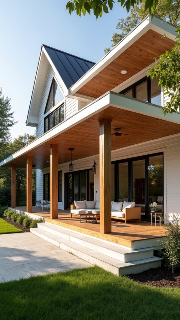 modern farmhouse with charm