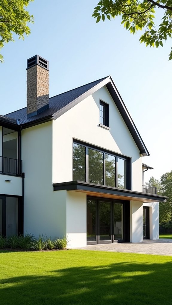 modern farmhouse with sophistication