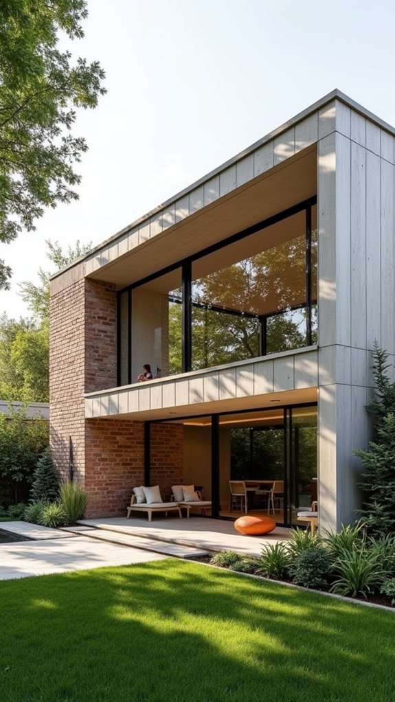 modern lines rustic charm