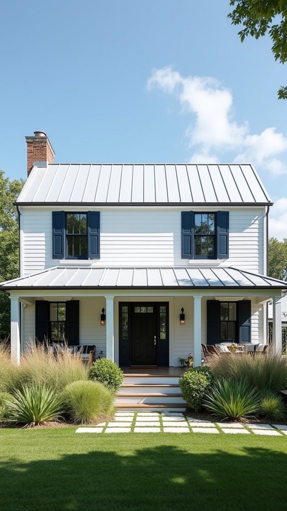 modern metal roof elegance