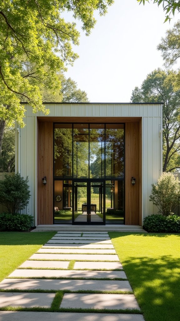 natural light enhances garage