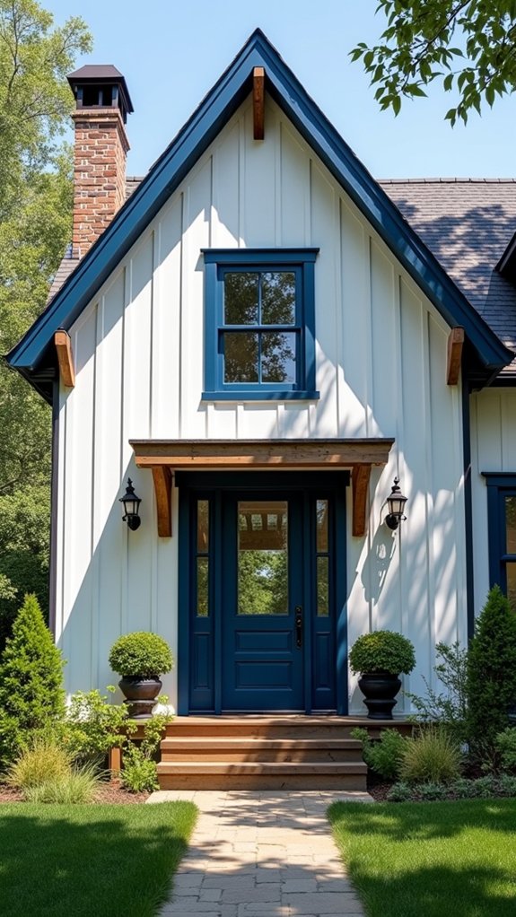 navy blue rustic elegance