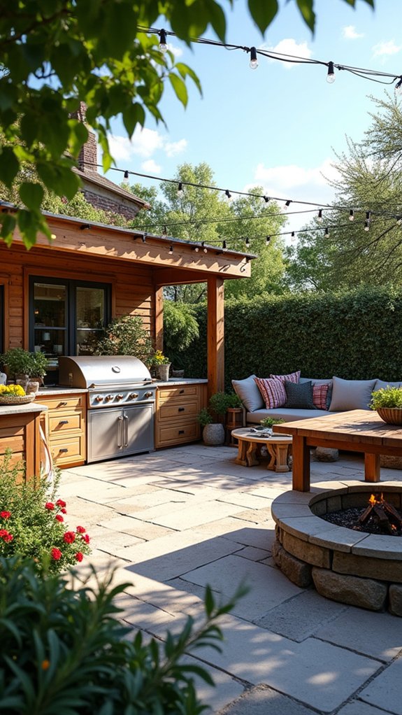 outdoor cooking essentials setup