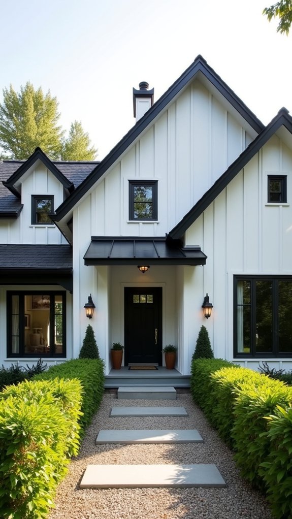 playful modern farmhouse rooflines