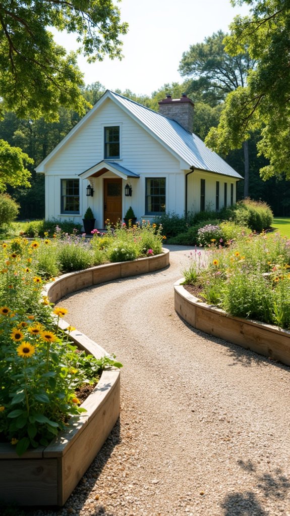 raised beds enhance curb appeal