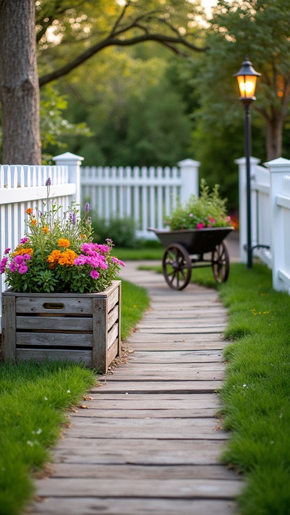 reclaimed materials enhance landscapes