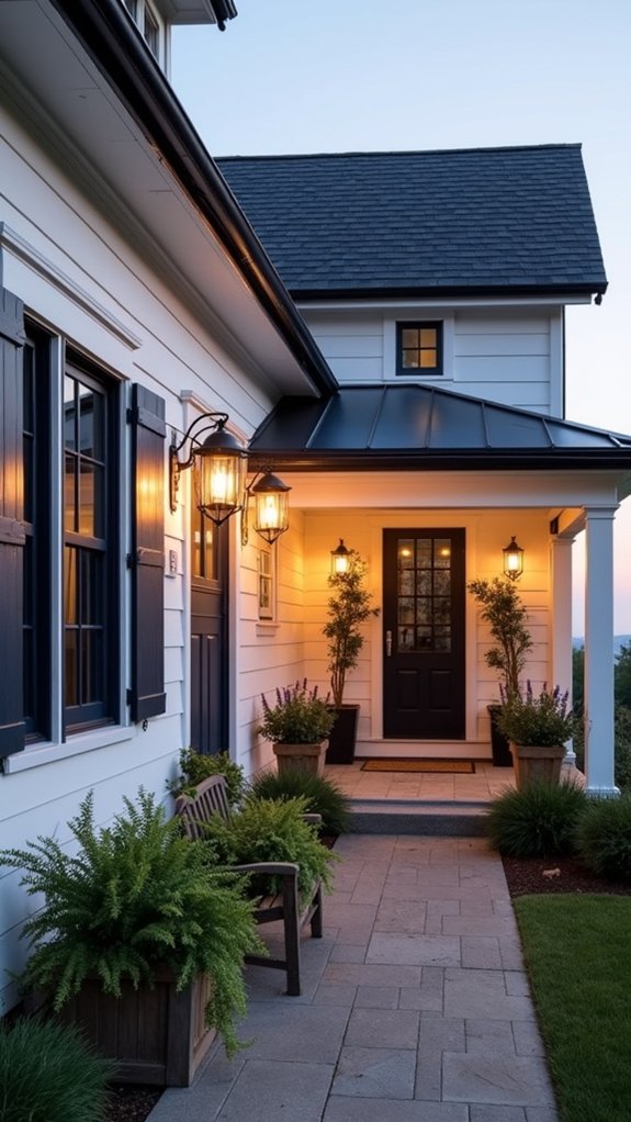 rustic charm outdoor lighting