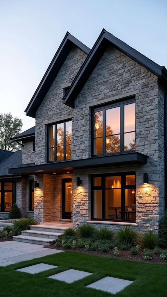 rustic elegance with contrast