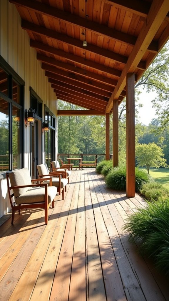 rustic exposed beam charm