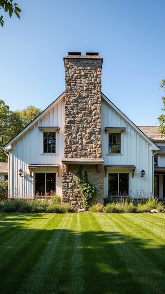 rustic stone chimney charm