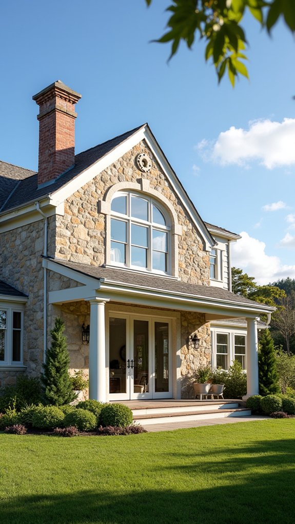 rustic stone coastal charm